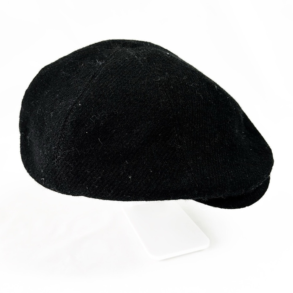 GOORIN BROS. Black Wool Drivers Cap Size Medium